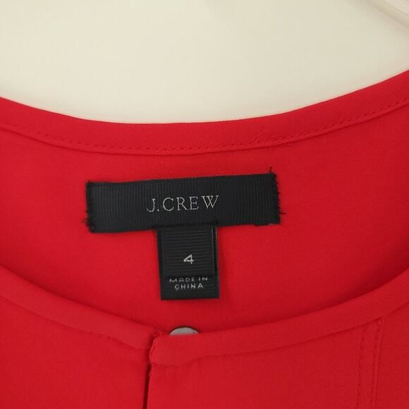 J.Crew Red Sleeveless Shell Top - Women's Size Large - Picture 8 of 8